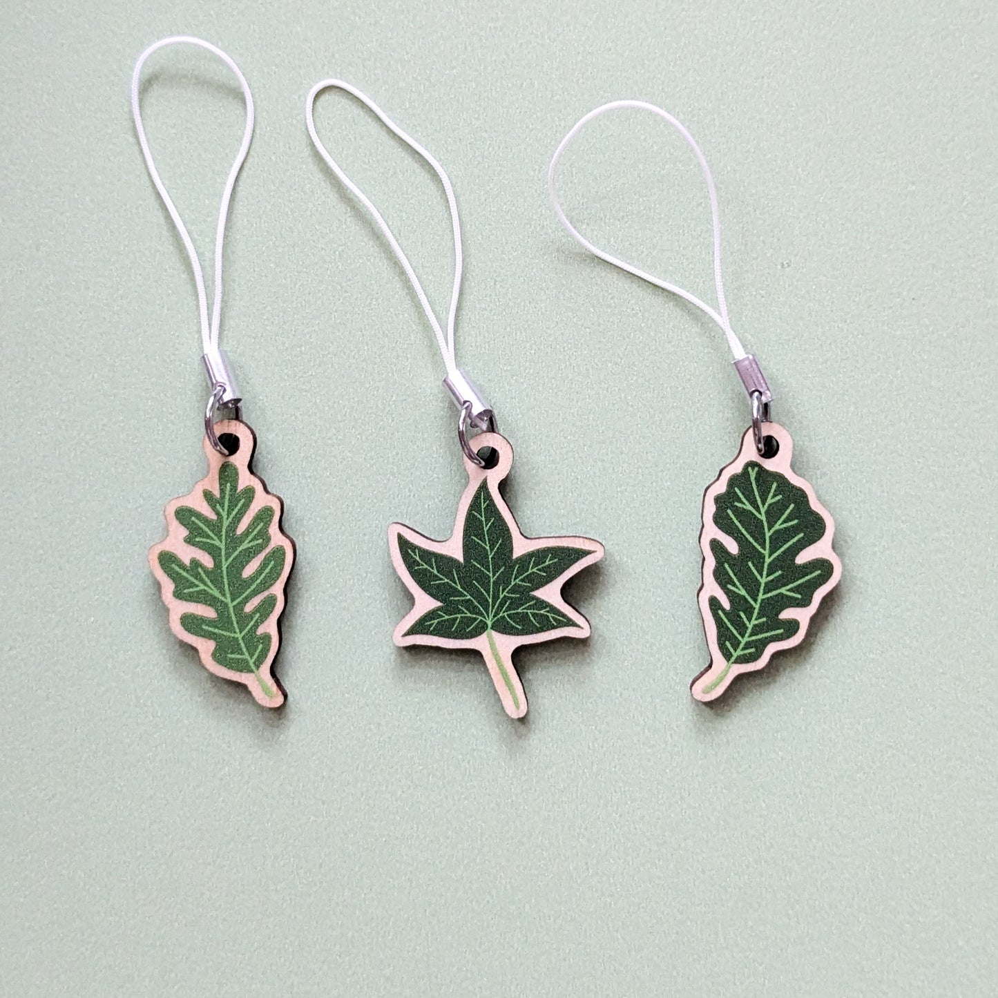 Leaves Phone Charm Set 🌿