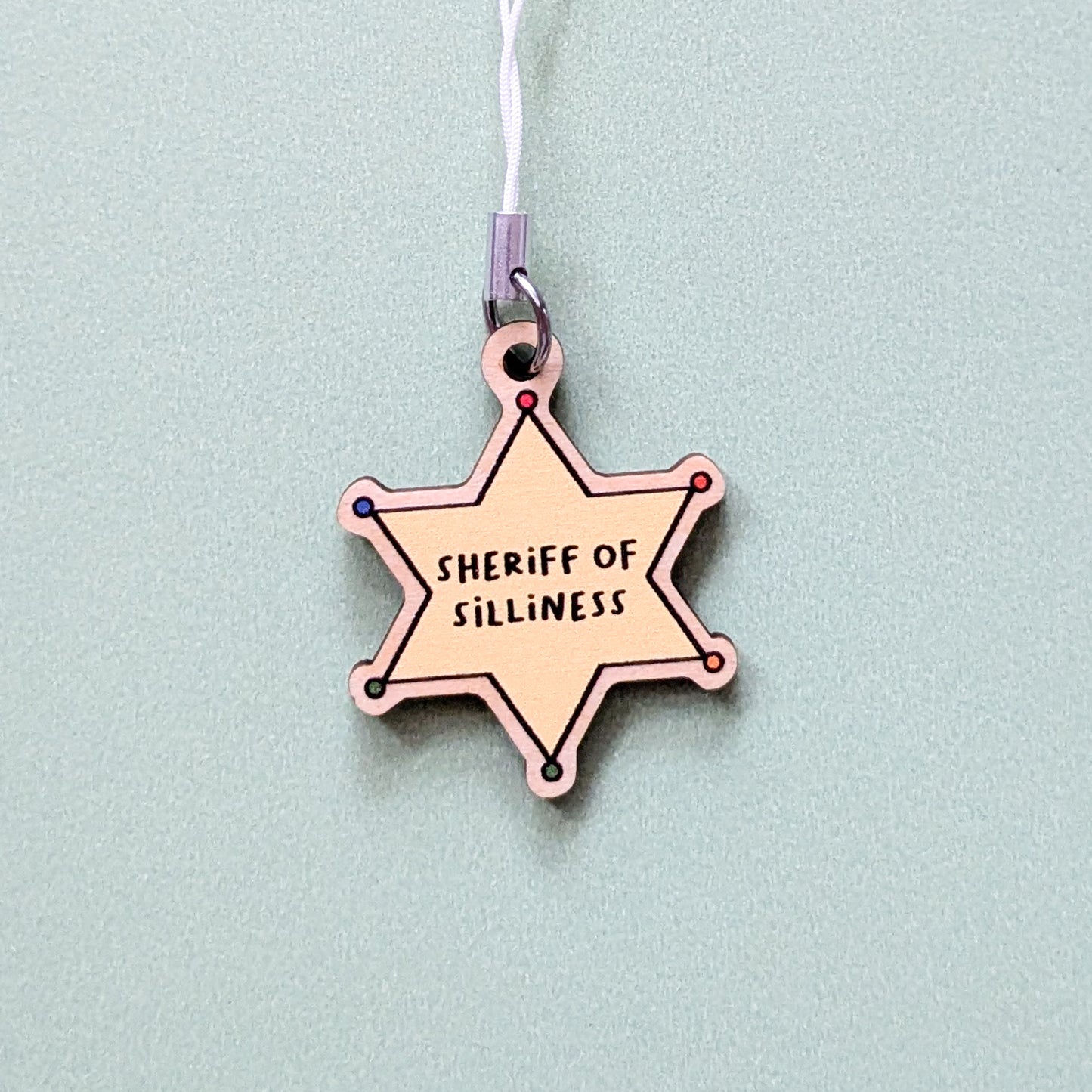 Sheriff Phone Charm 🌿