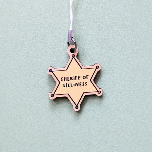 Sheriff Phone Charm 🌿