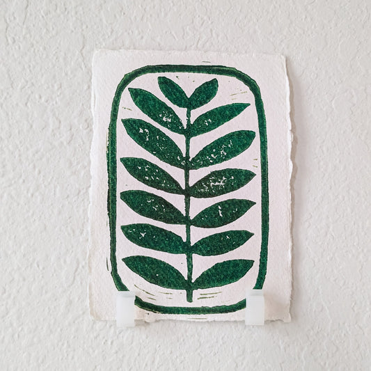 Leaves Relief Print 🌿