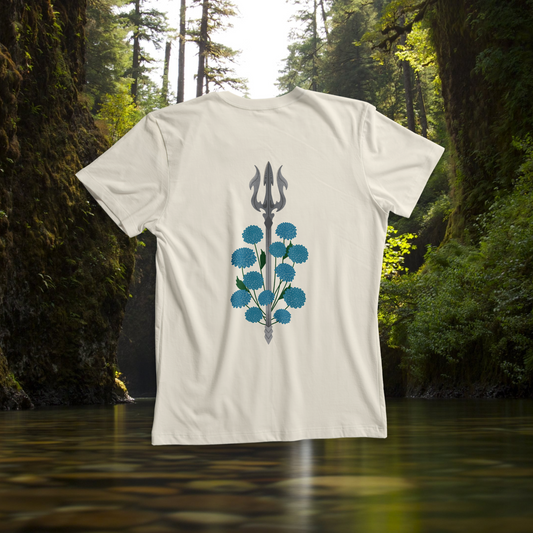 Trident of Diamonds Cotton T-Shirt 🌿