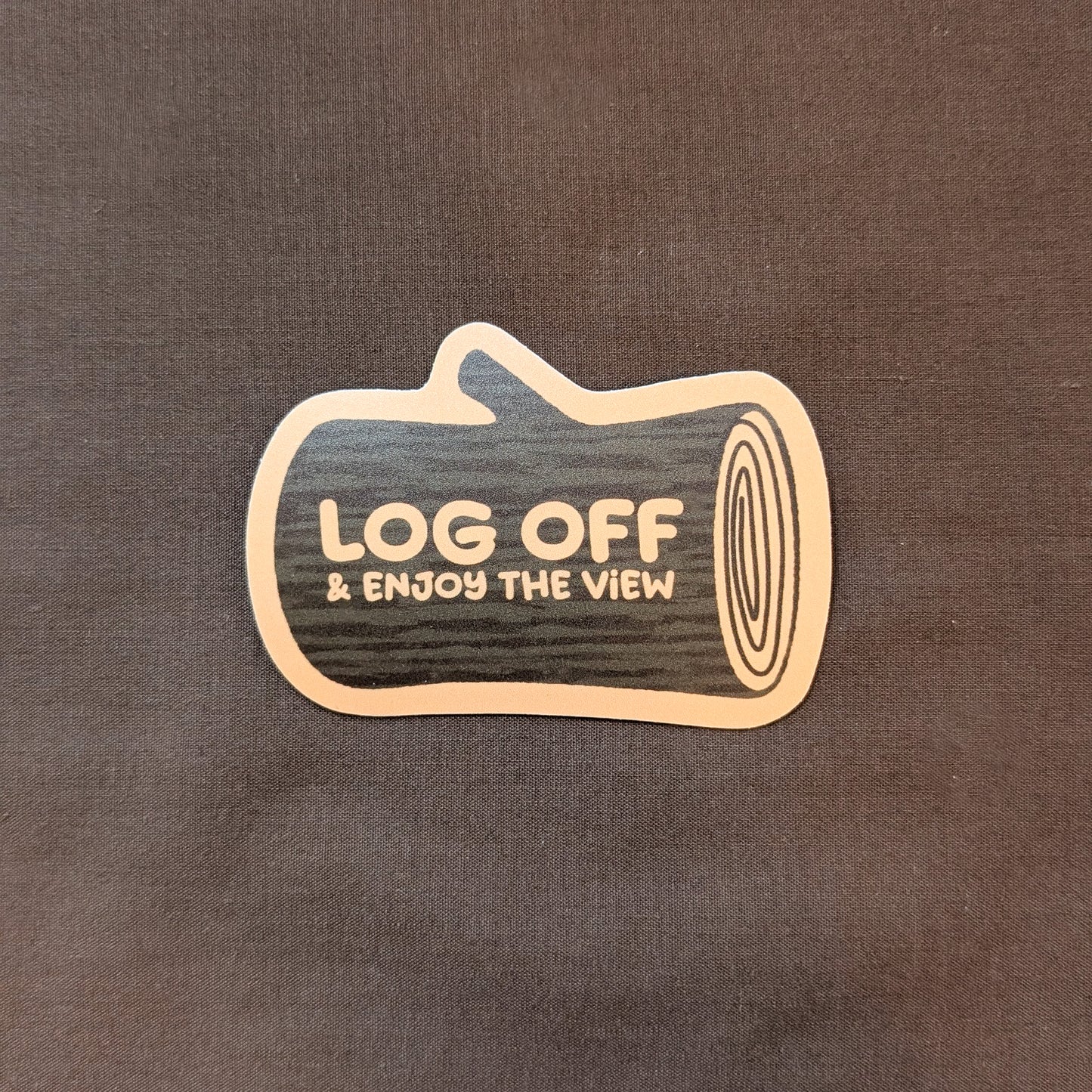 Log Off Sticker