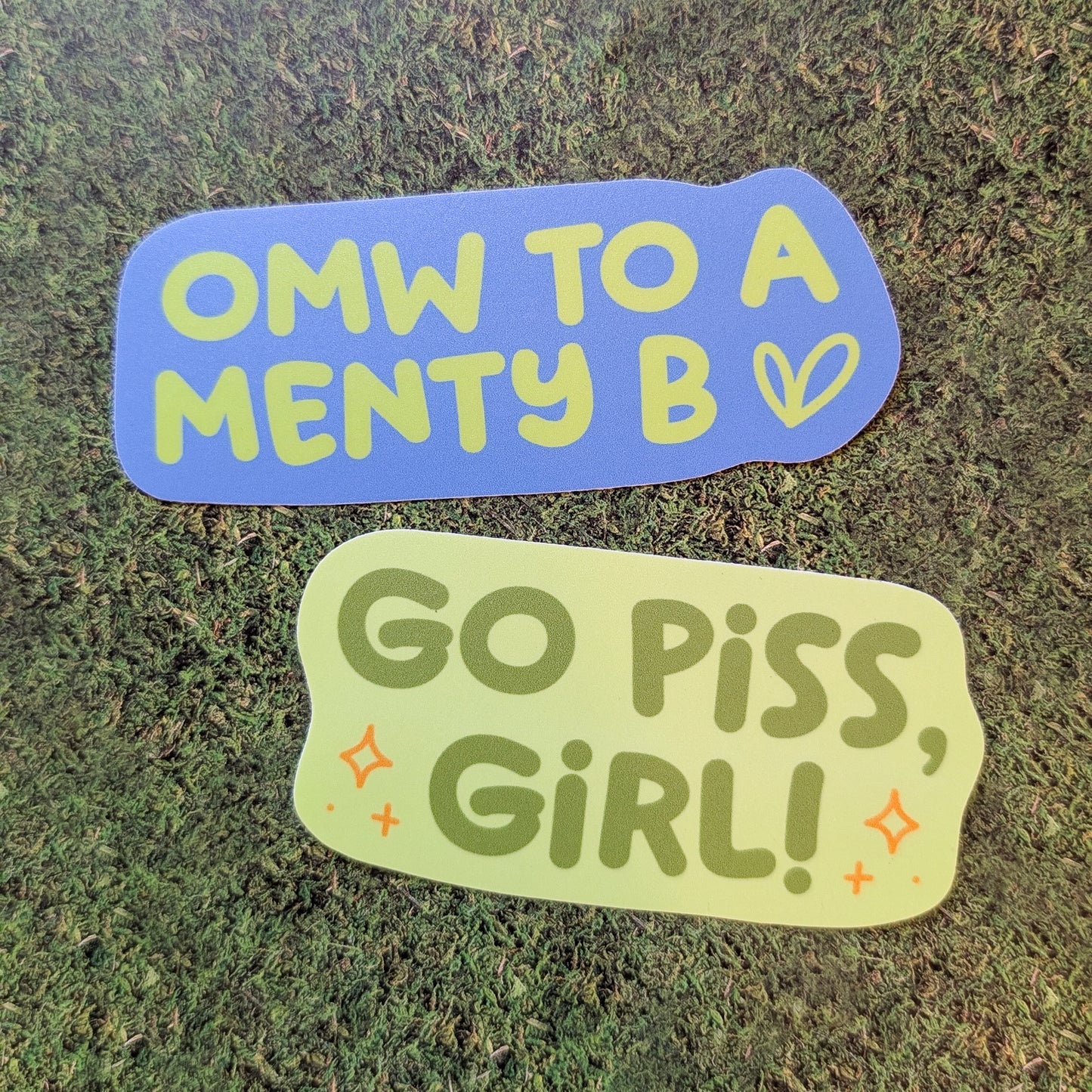 Menty B Sticker