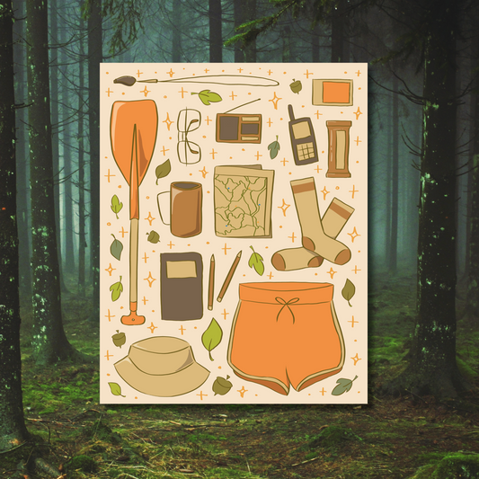 Summer Camp Print (11x14) 🌿